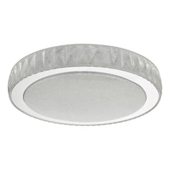 Akelia Large Flush Clear and Mirror Effect LED