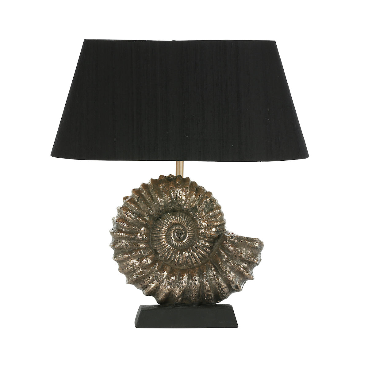 David Hunt Lighting Ammonite Table Lamp In Bronze, Sold Base Only