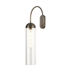 Anouk Wall Light Antique Brass and Glass