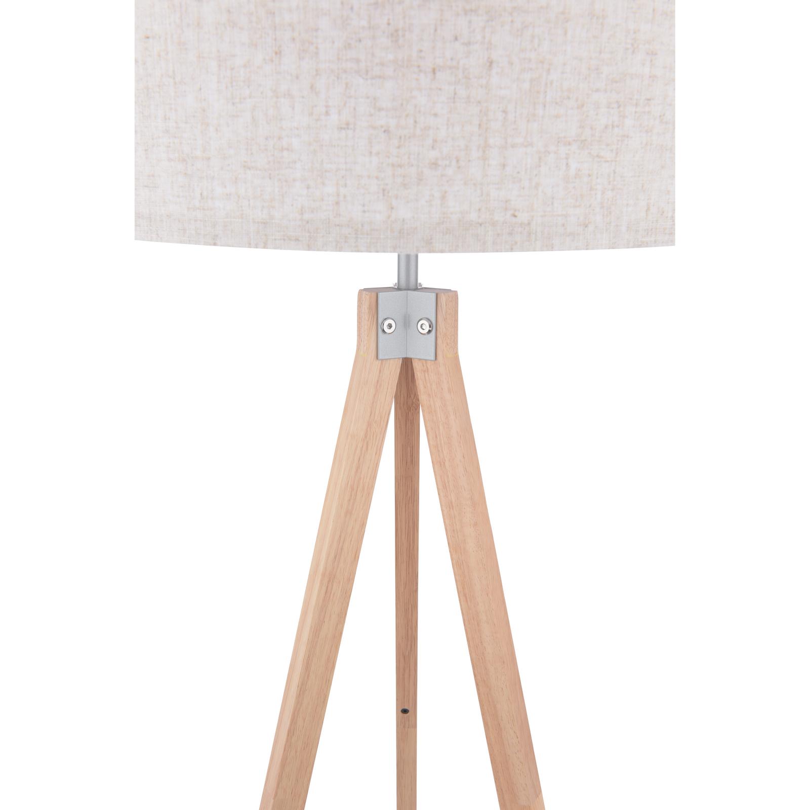Armitage Tripod Floor Lamp Light Wood With Shade