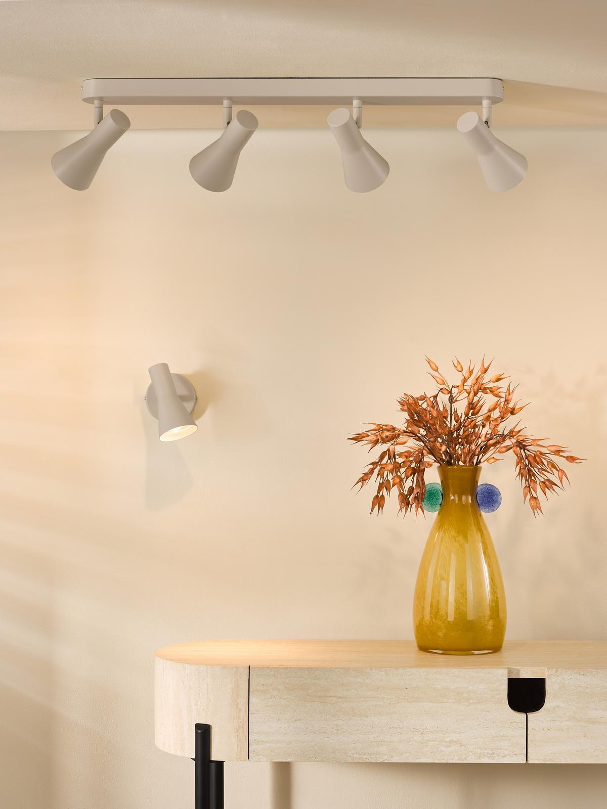 Arnel Single Spotlight Satin Taupe