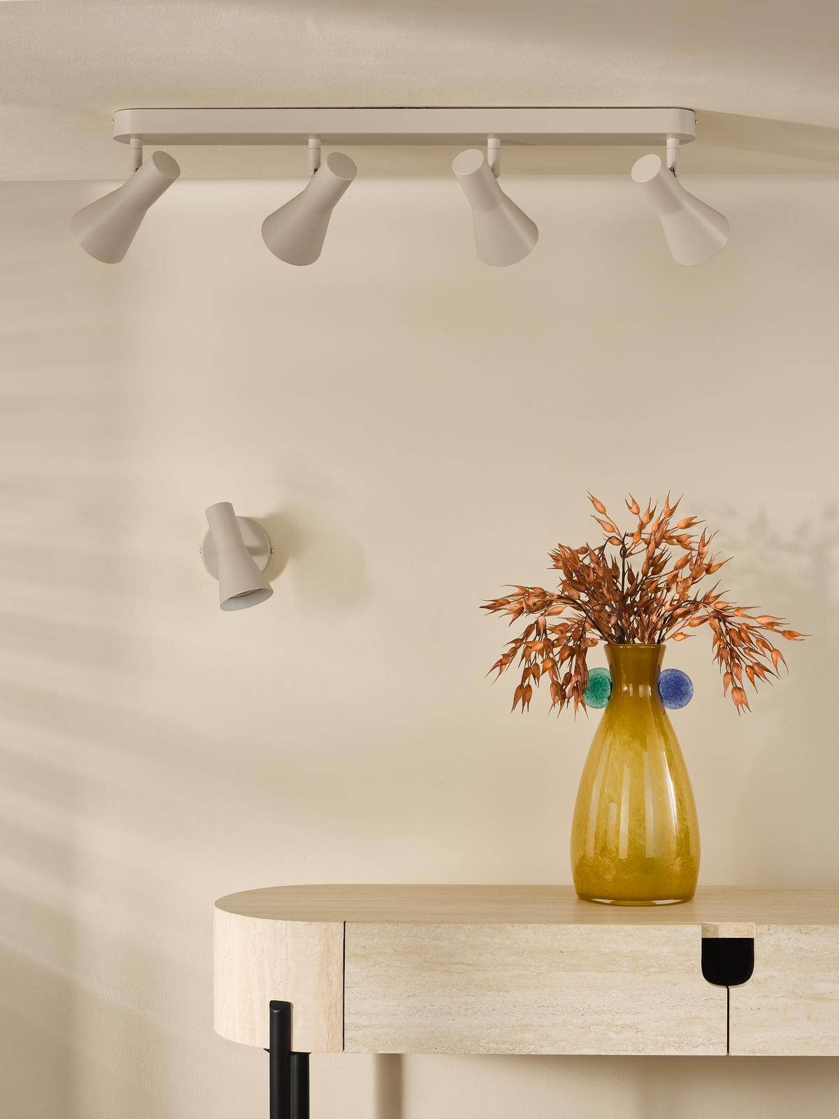 Arnel Single Spotlight Satin Taupe