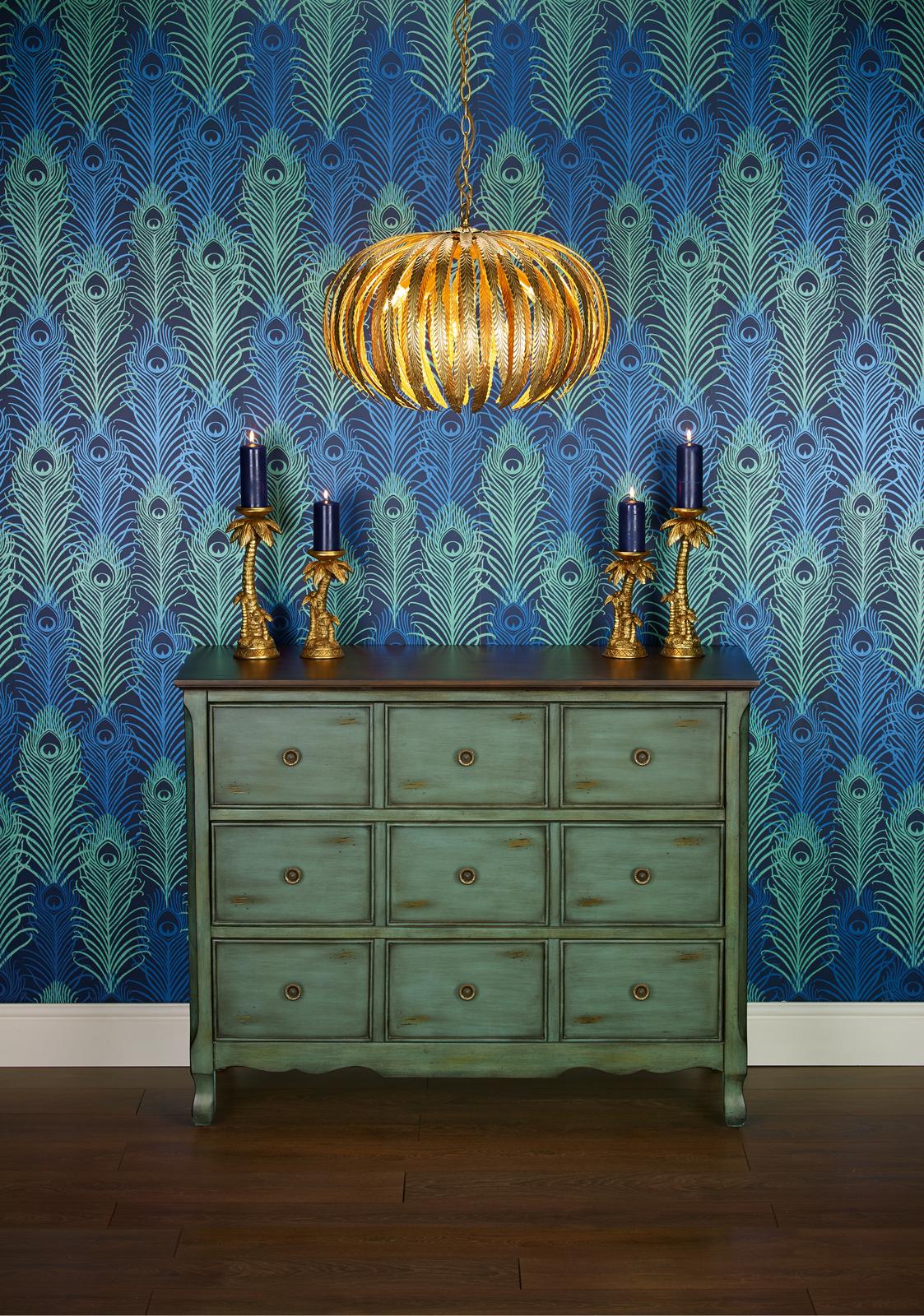 Atticus 5 Light Pendant Gold