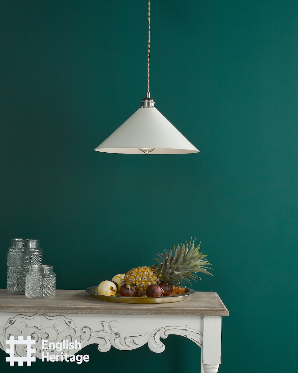 English Heritage Audley End Single Pendant Bronze and Cream