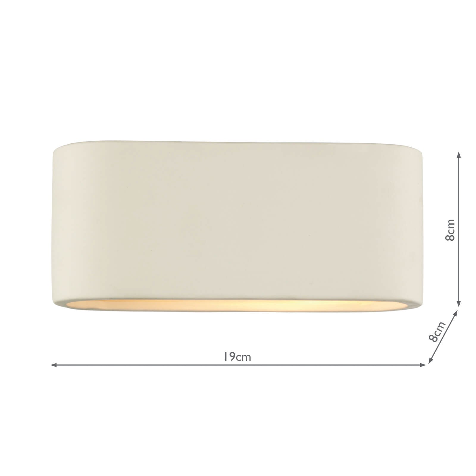 Axton Small Ceramic Wall Light