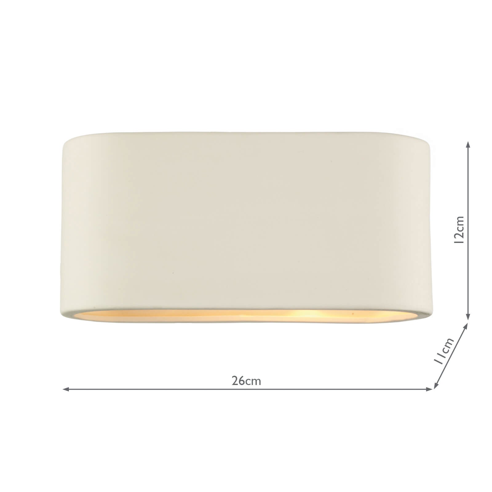 Axton Large Ceramic Wall Light