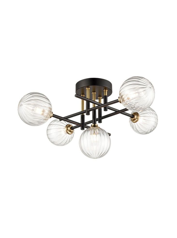 Abstraction 5lt Fitting Black and Brass