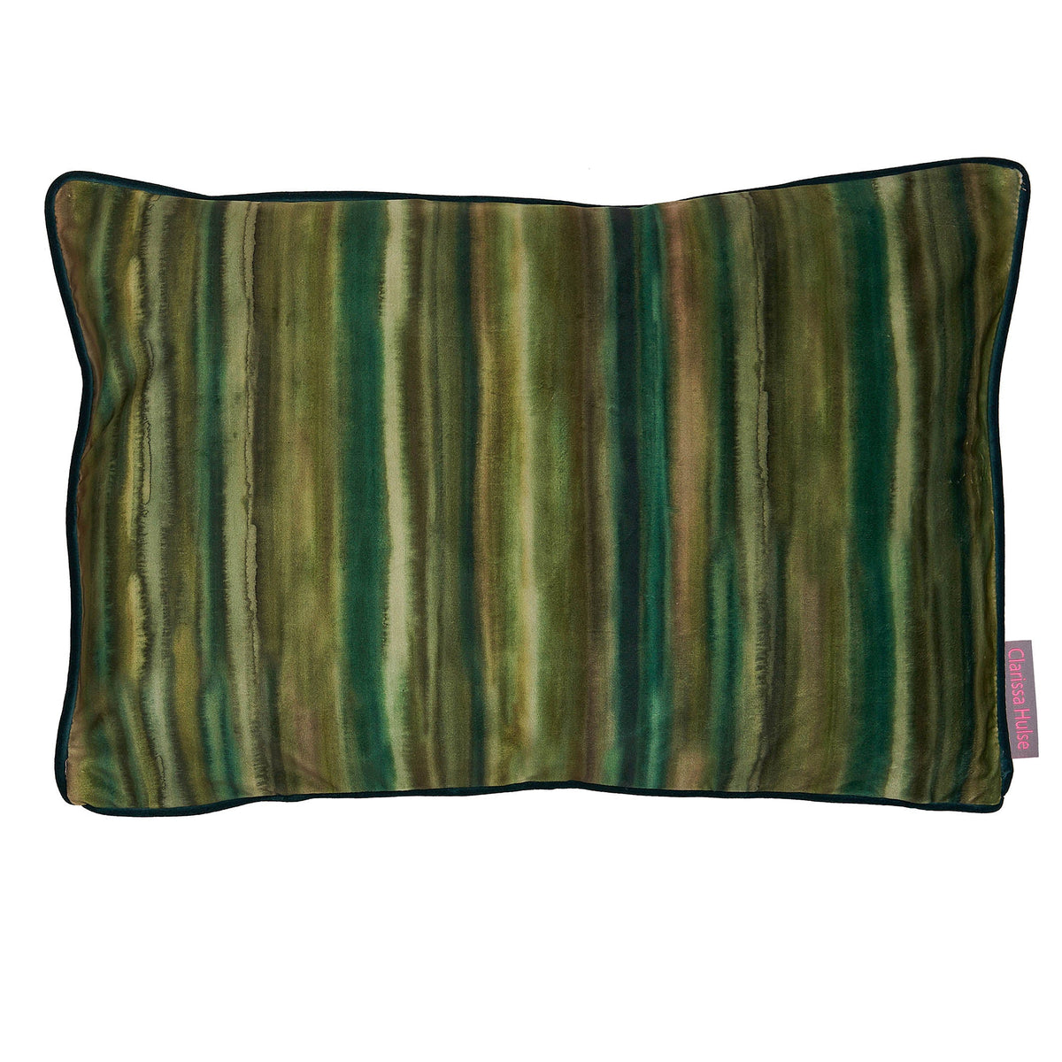 Artists Stripe Velvet Cushion