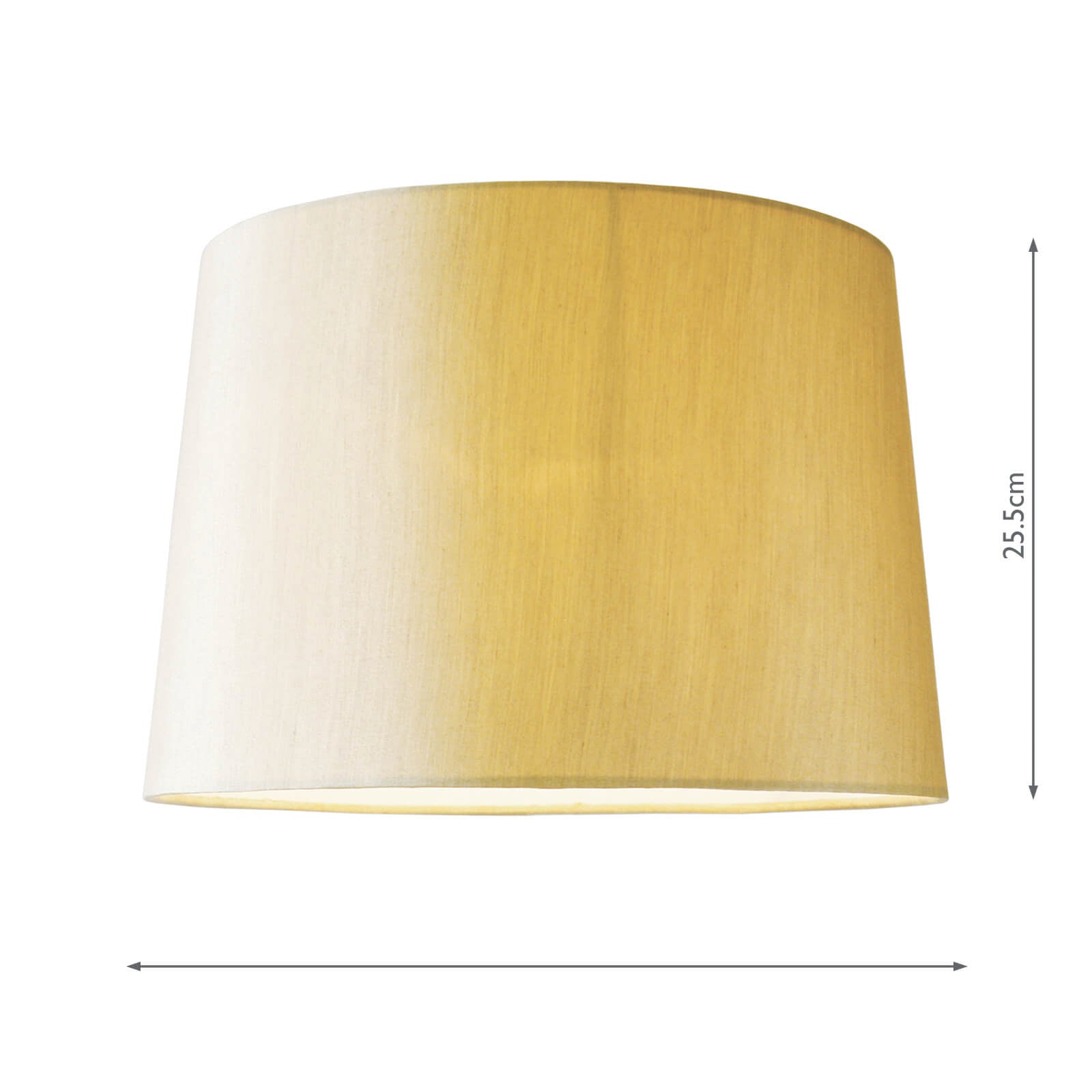 Balthazar Gold Faux Silk Tapered Drum 38cm