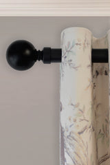 Laura Ashley, 28mm Ball End Eyelet Curtain Pole, Black