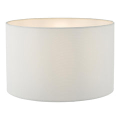 Bidelia White Linen Drum Shade 32cm