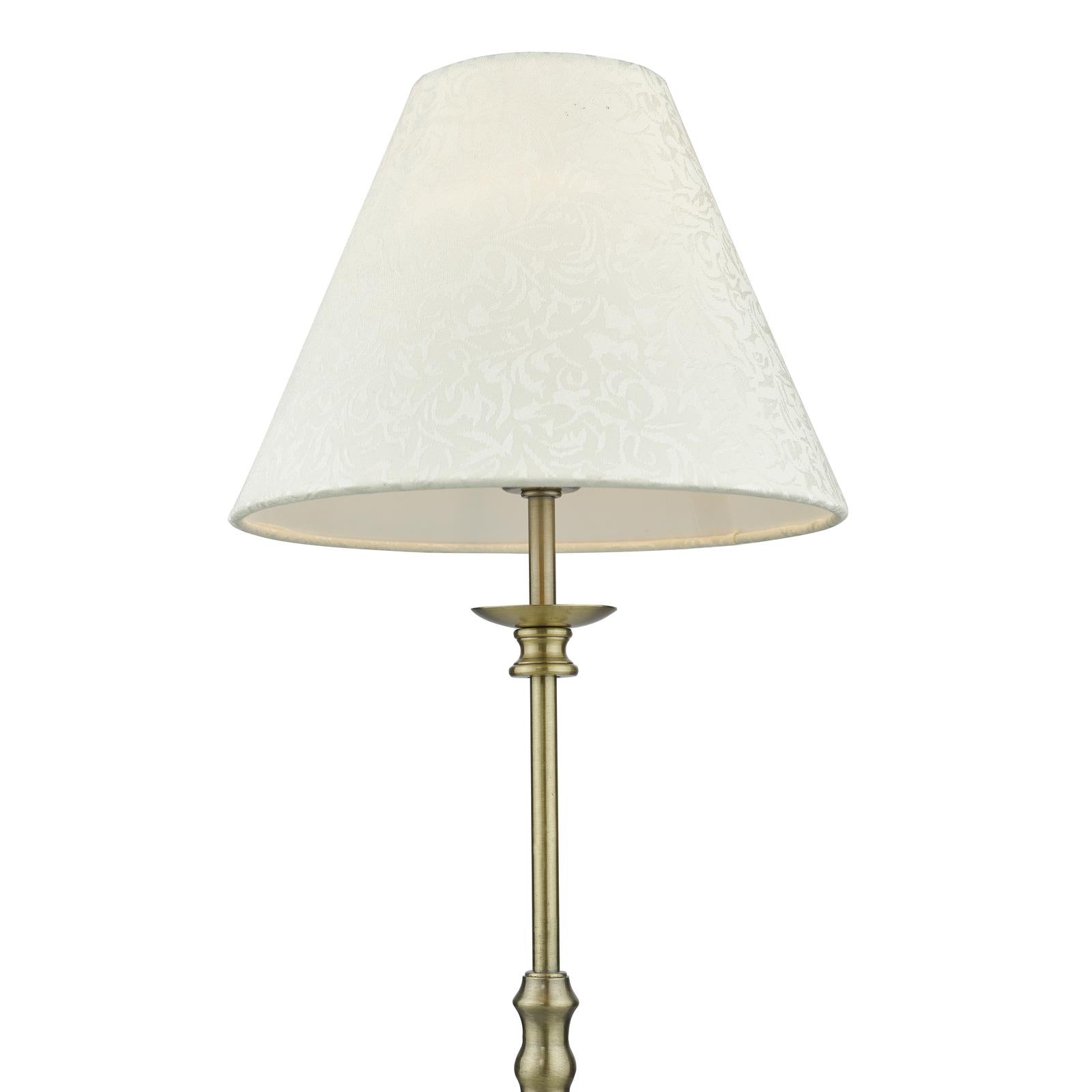 Blenheim Table Lamp Antique Brass With Shade