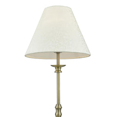 Blenheim Table Lamp Antique Brass With Shade