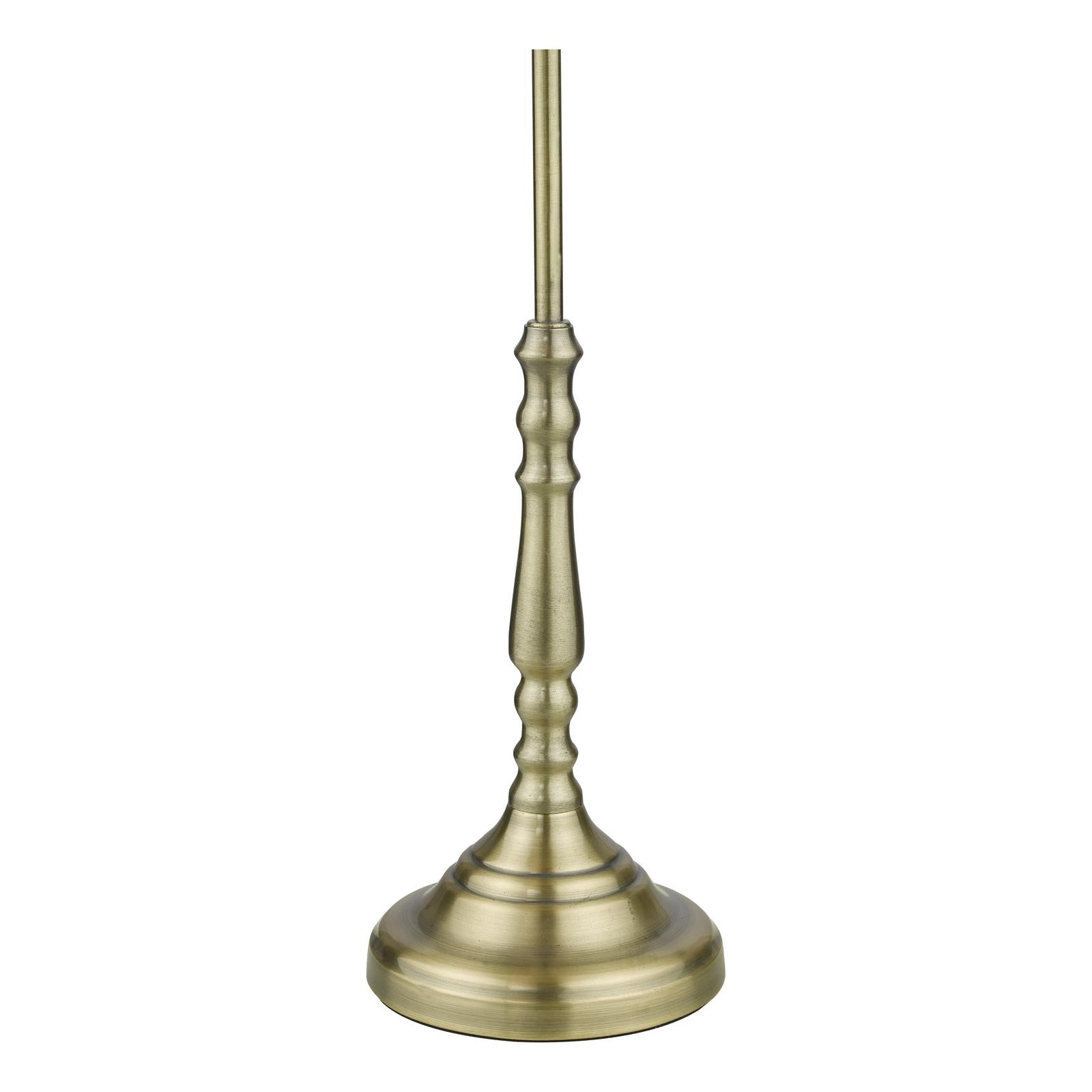 Blenheim Table Lamp Antique Brass With Shade