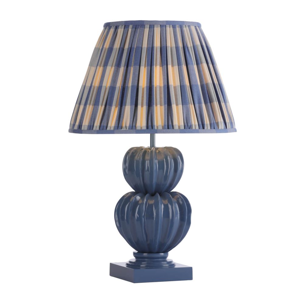 David Hunt Lighting Botany Table Lamp Amalfi Blue BOT4259 Base Only