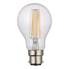 (SOLD AS 5PK) B22 LED DIMM GLS LAMP 8W 950LM CLEAR