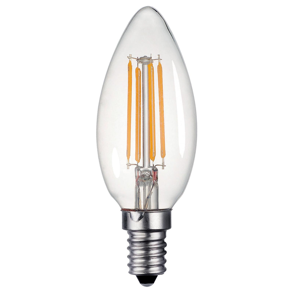 INDIVIDUAL  E14 DIM 4W 400LM C35 CANDLE LAMP CLE