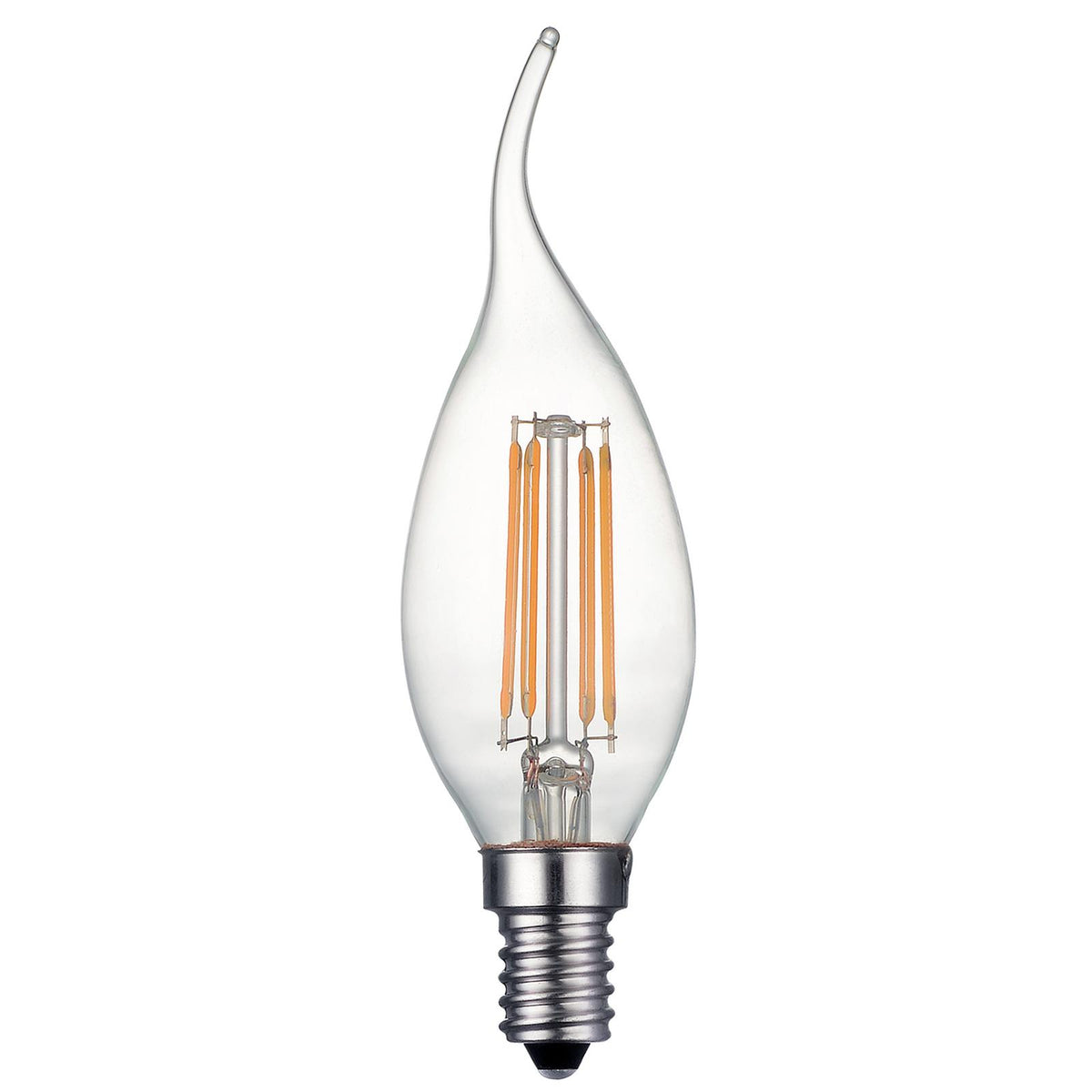 INDIVIDUAL  E14 DIM 4W 400LM CDV CANDLE LAMP CLE
