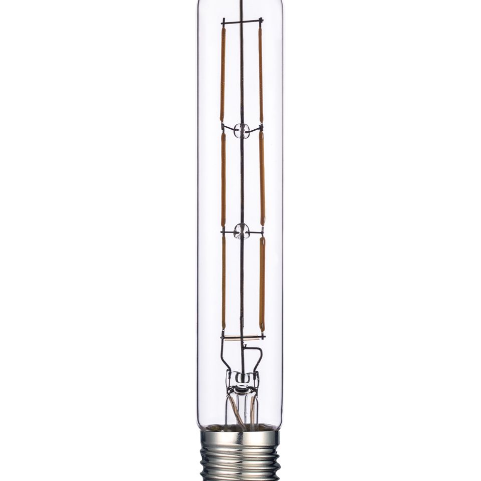 5 Pack Clear Tube LED E27 Bulb 6w Dimmable