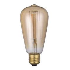 5 pack Vintage Rustika LED Bulb E27 4w