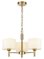 Franklite Barolo 3 Light Aged Brass
