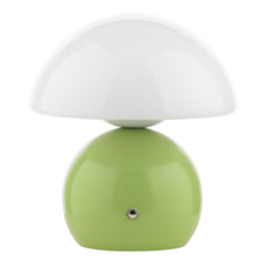 Caesar Rechargeable Table Lamp Green and Opal Glass LED