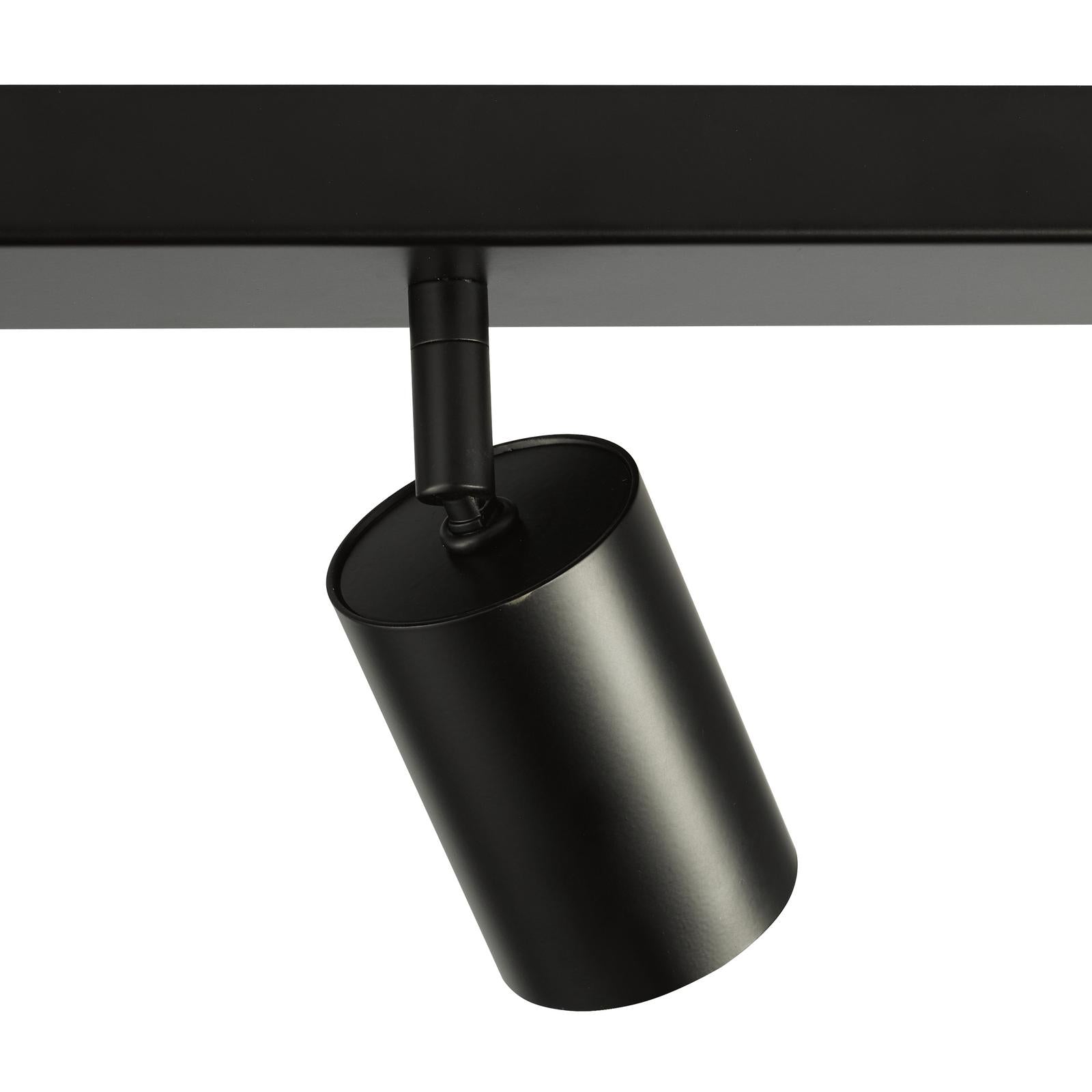 Cawley 4 Light Plate Spotlight Matt Black