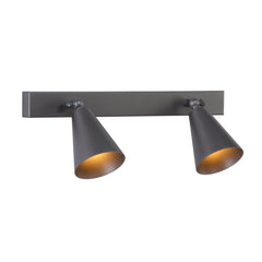 Charing 2 Light Wall Light Aged Silver David Hunt Lighting