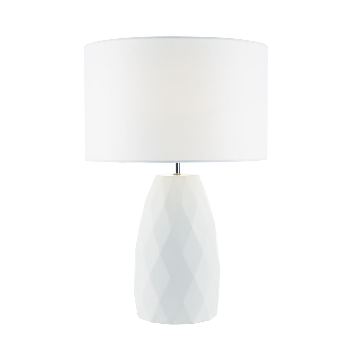 Ciara Table Lamp White With Shade