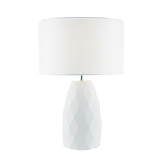 Ciara Table Lamp White With Shade