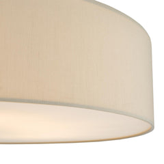 Cierro 6 Light Flush Taupe 80cm