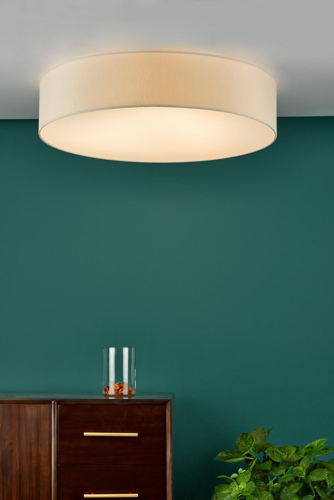 Cierro 6 Light Flush Taupe 80cm