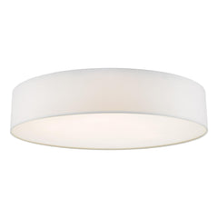 Cierro 6 Light Flush Ivory 80cm