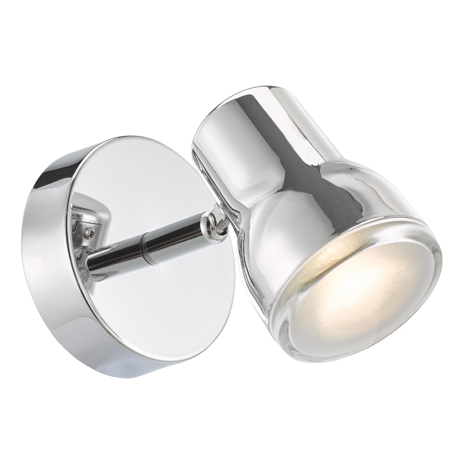 Clint Bathroom Wall Spotlight Polished Chrome IP44