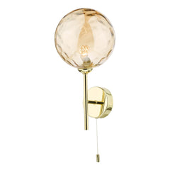 Cohen Wall Light Polished Gold Champagne Glass