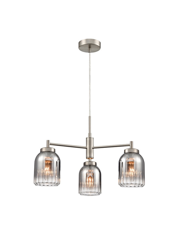 Caligo 3lt Fitting in Satin Nickel