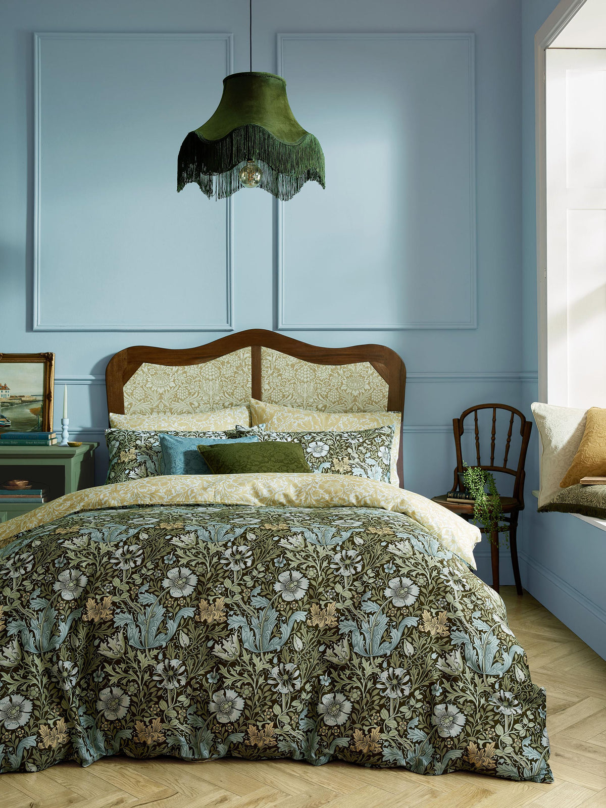 William Morris At Home Compton Olive Green Bedding