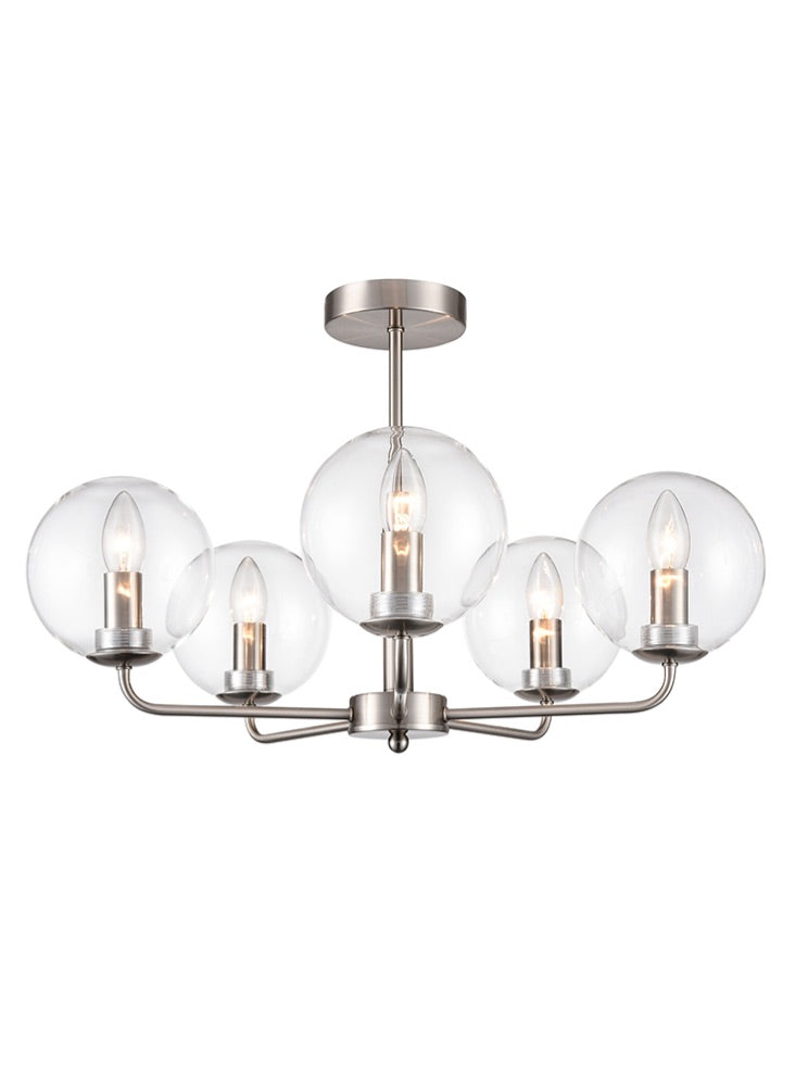 Court 5lt Fitting in Satin Nickel