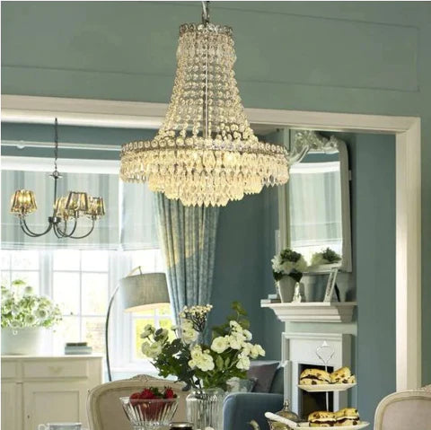 Crystal lights for ball room effect