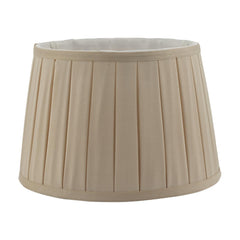 Degas Taupe Faux Silk Tapered Drum Shade 40cm