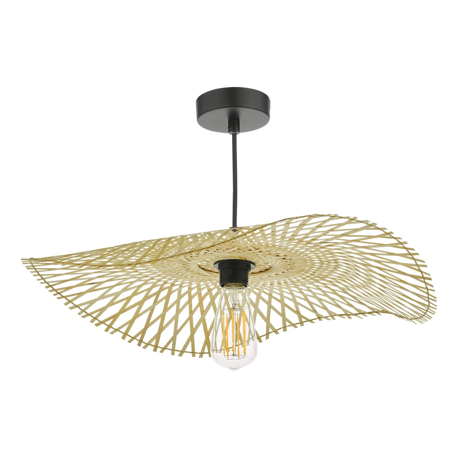 Deja Easy Fit Pendant Natural Rattan