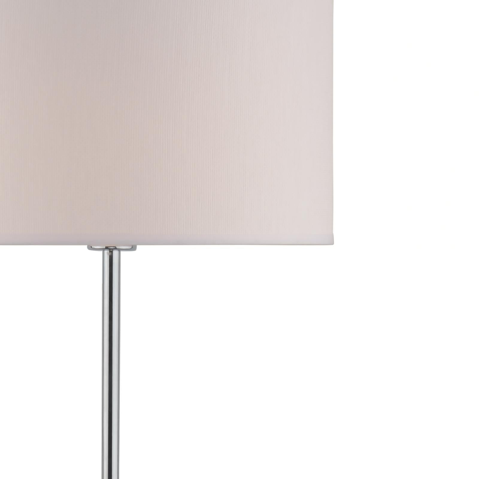 Delta Floor Lamp Polished Chrome With Shade