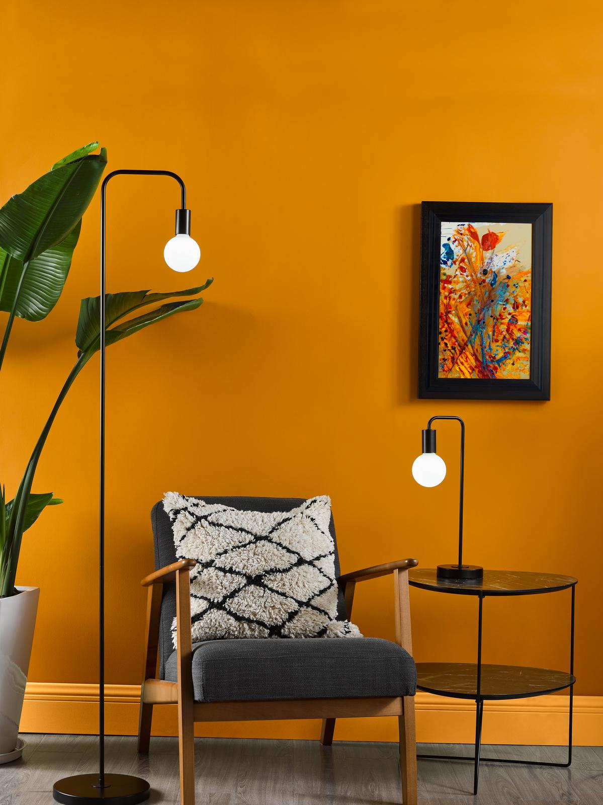 Dena Floor Lamp Matt Black