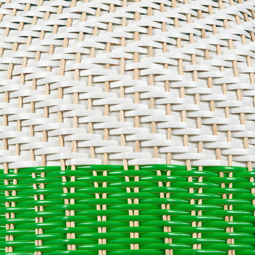 Brera Rattan Ceiling Pendant Emerald Green