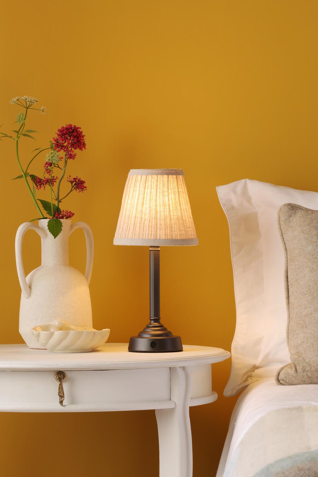 Didina Natural Linen Tapered Drum Shade 15cm