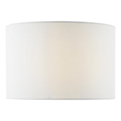 Drago Ivory Linen Drum Shade 32cm