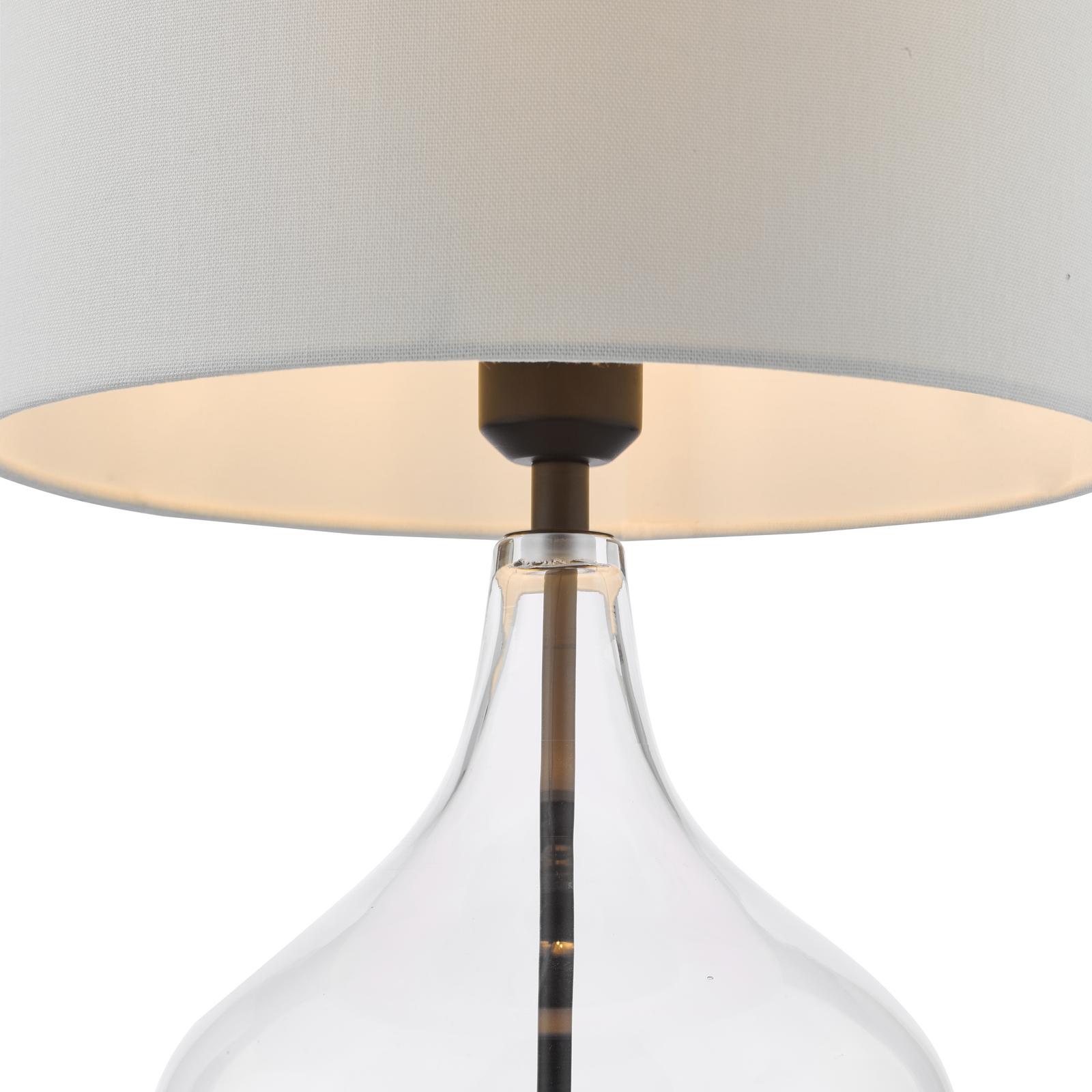 Drago Ivory Linen Drum Shade 32cm