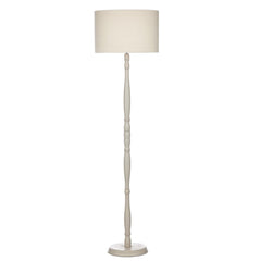 Dunlop Floor Lamp Cream With Shade