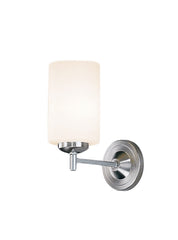 Franklite, Decima 1lt Bracket. Satin Nickel