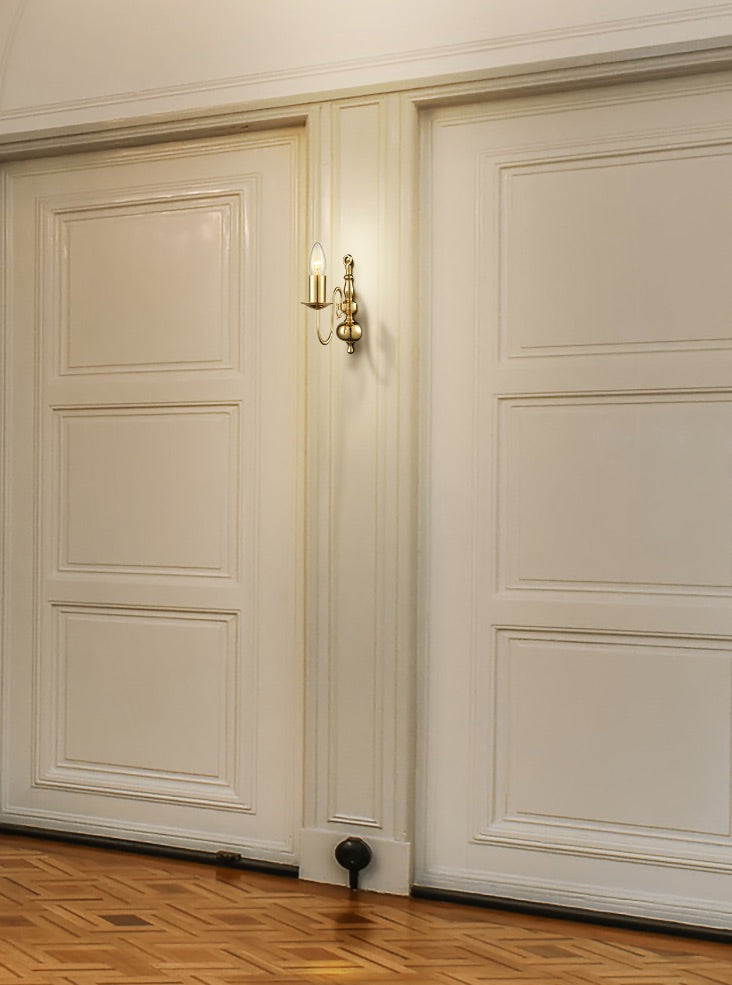 Franklite, Delft 1Lt Bracket. Polished Brass